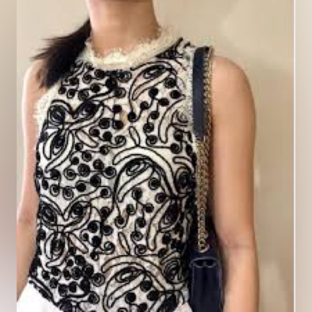 ZARA Lace Shell Top - Picture 8 of 8